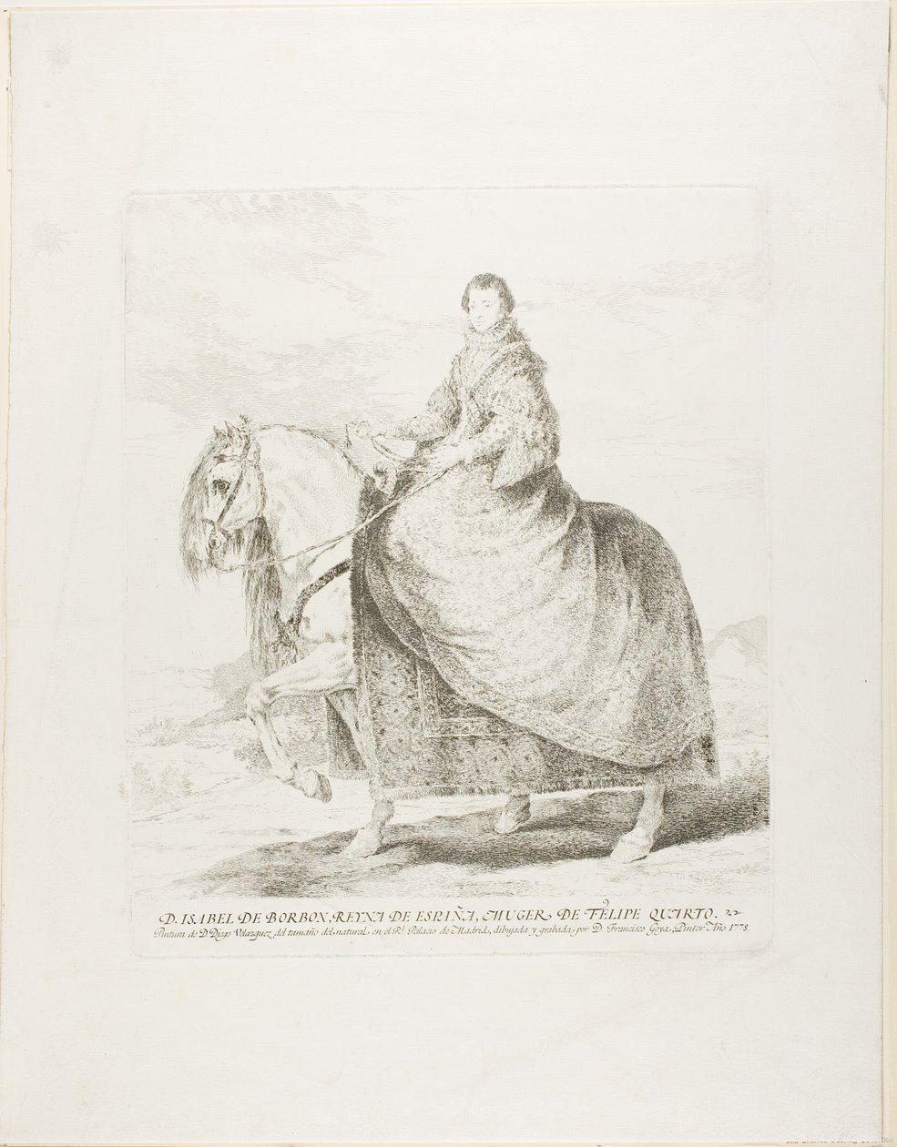 Isabella av Bourbon av Francisco Jose de Goya y Lucientes