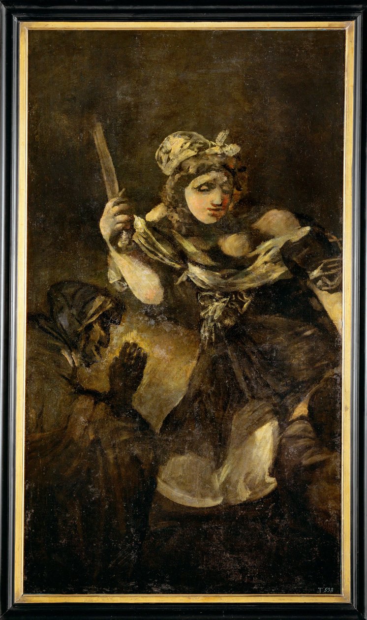 Judith och Holofernes (målning på duk) av Francisco Jose de Goya y Lucientes