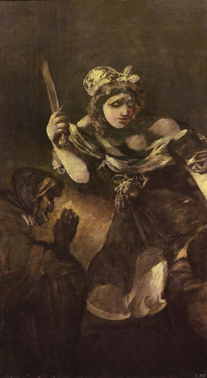 Judith och Holofernes, ca 1819-23 (olja på duk) av Francisco Jose de Goya y Lucientes