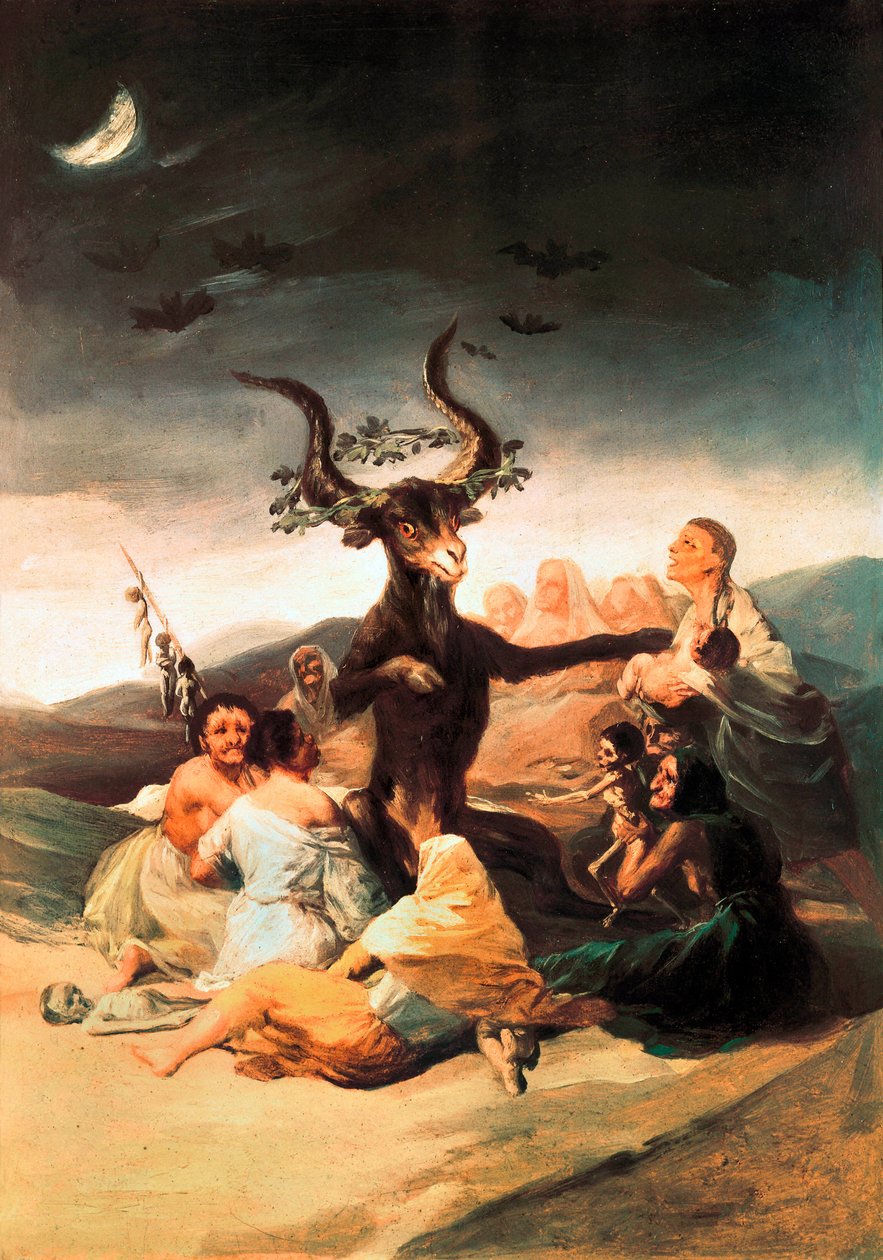 ""Häxornas sabbat"" av Francisco de Goya