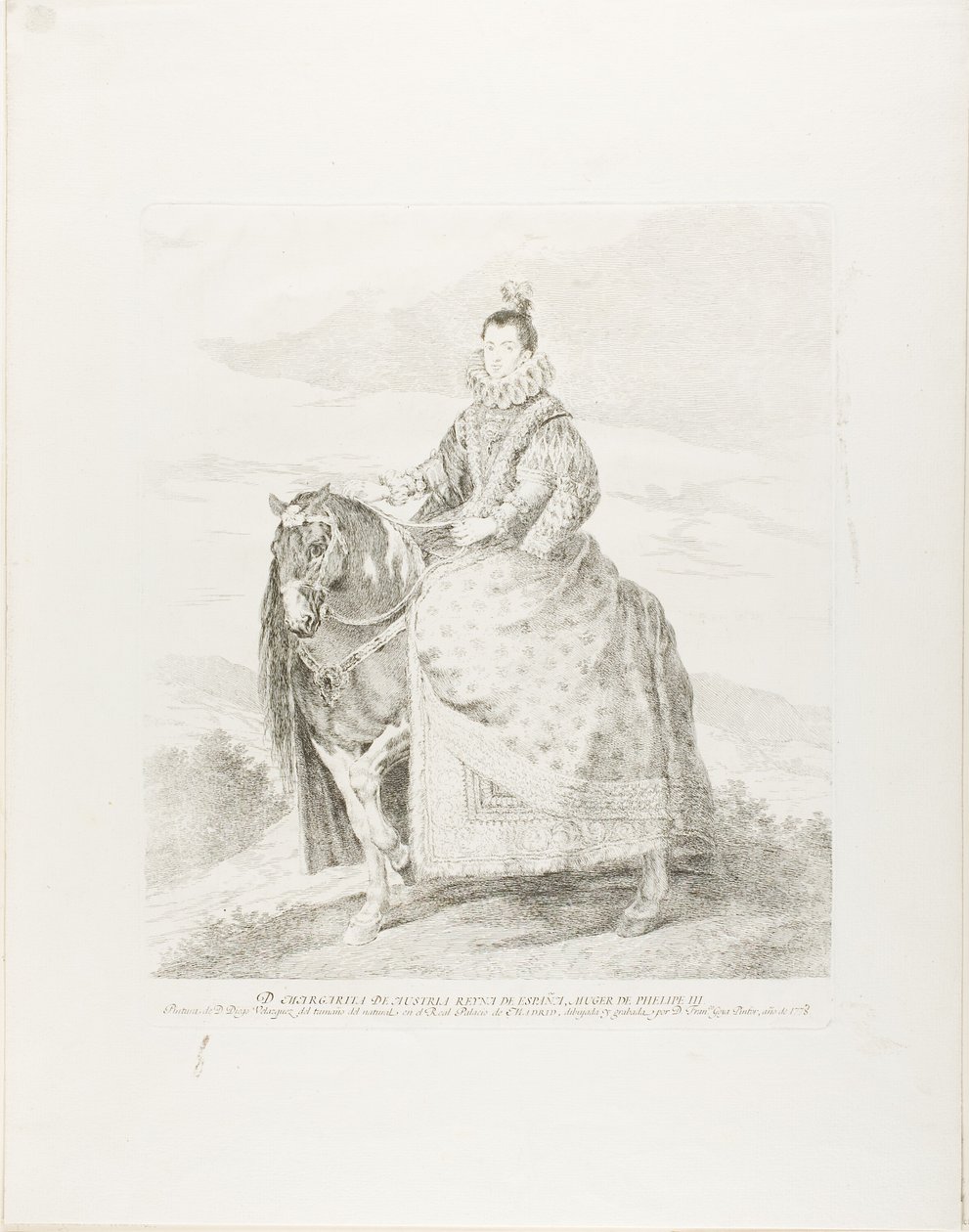 Margareta av Österrike av Francisco Jose de Goya y Lucientes