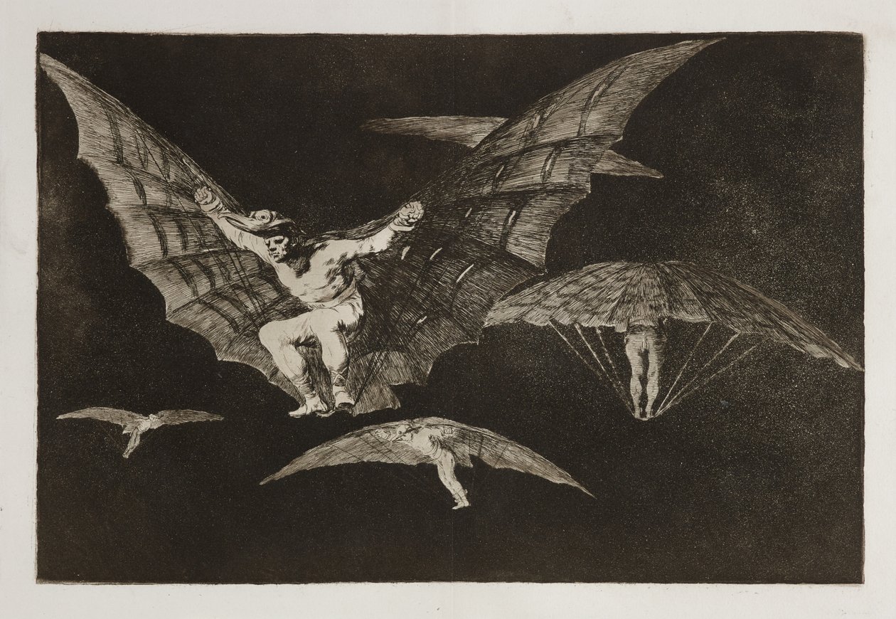 Modo de volar (Ett sätt att flyga) av Francisco Jose de Goya y Lucientes