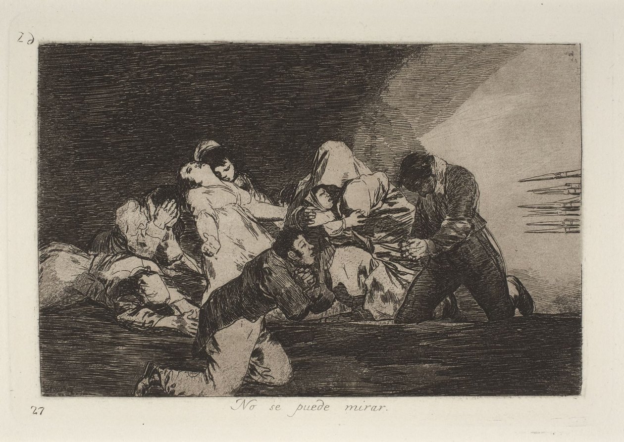 Man kan inte titta av Francisco Jose de Goya y Lucientes