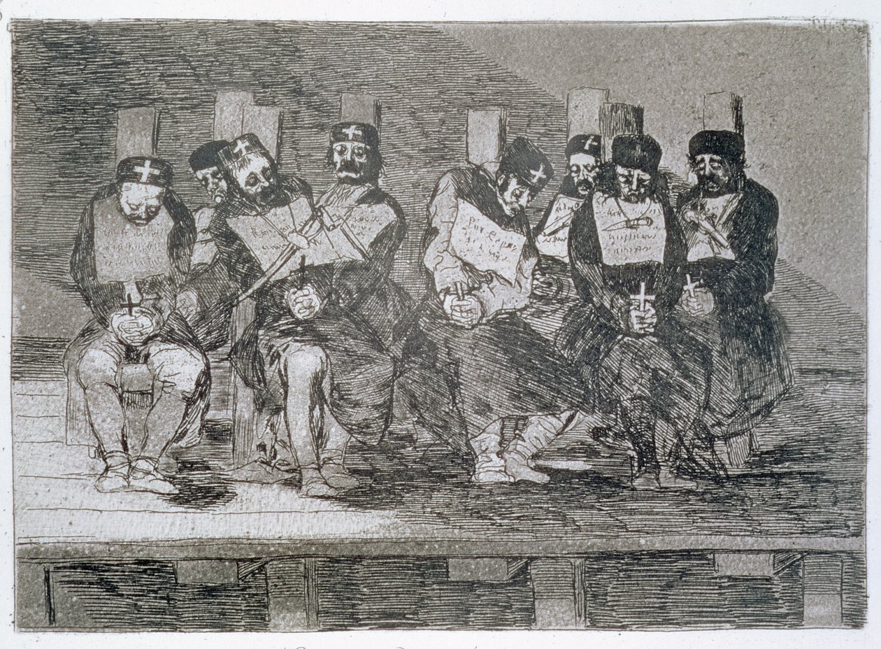 Man kan inte säga varför, skylt 35 av "The Disasters of War" av Francisco Jose de Goya y Lucientes