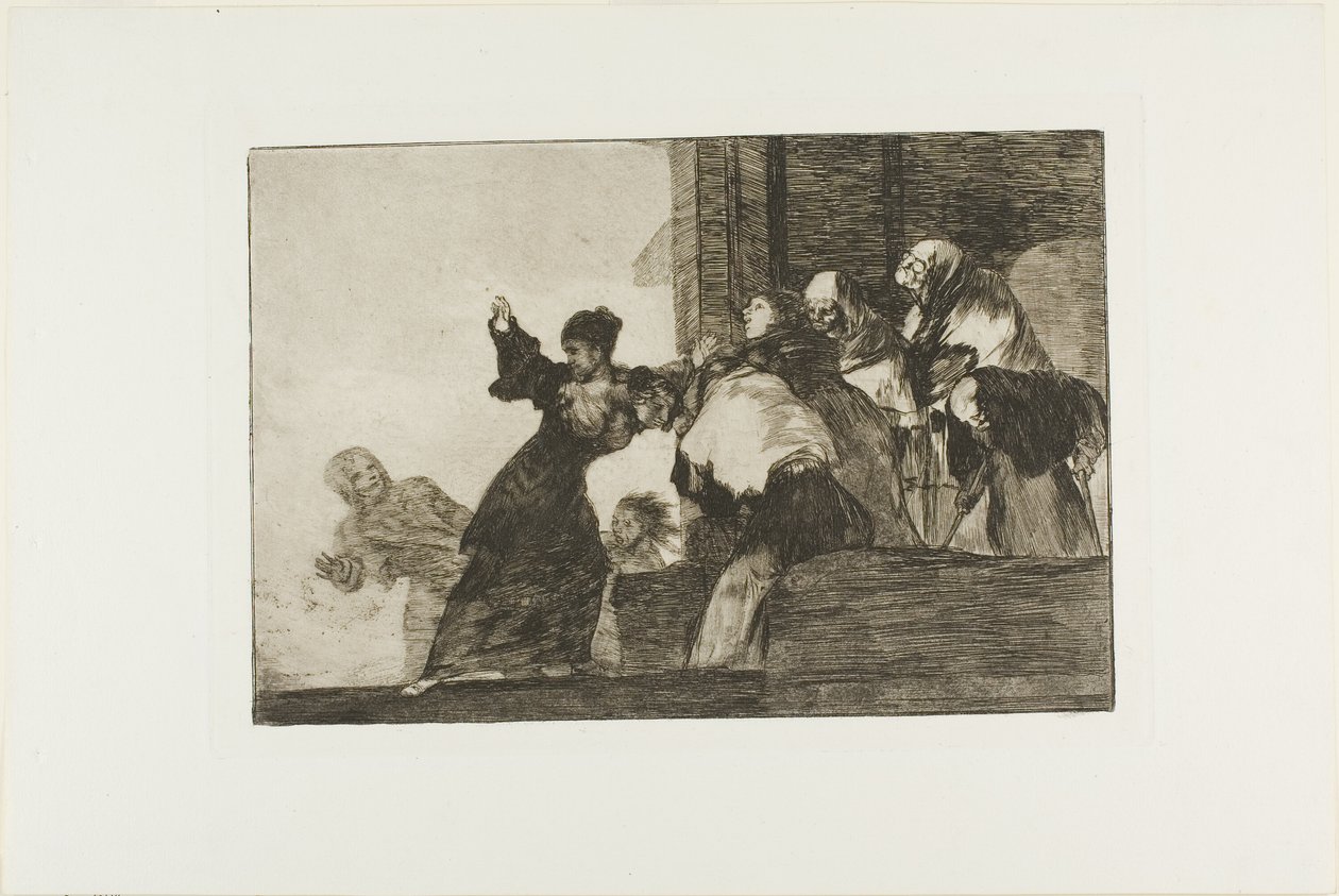 Stackars Folly, tallrik elva från Los Proverbios av Francisco Jose de Goya y Lucientes