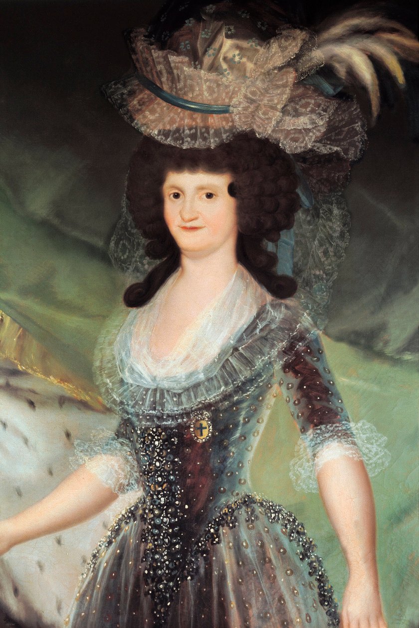 Porträtt av Marie Louise av Parma (Maria Luisa de Parma av Francisco Jose de Goya y Lucientes