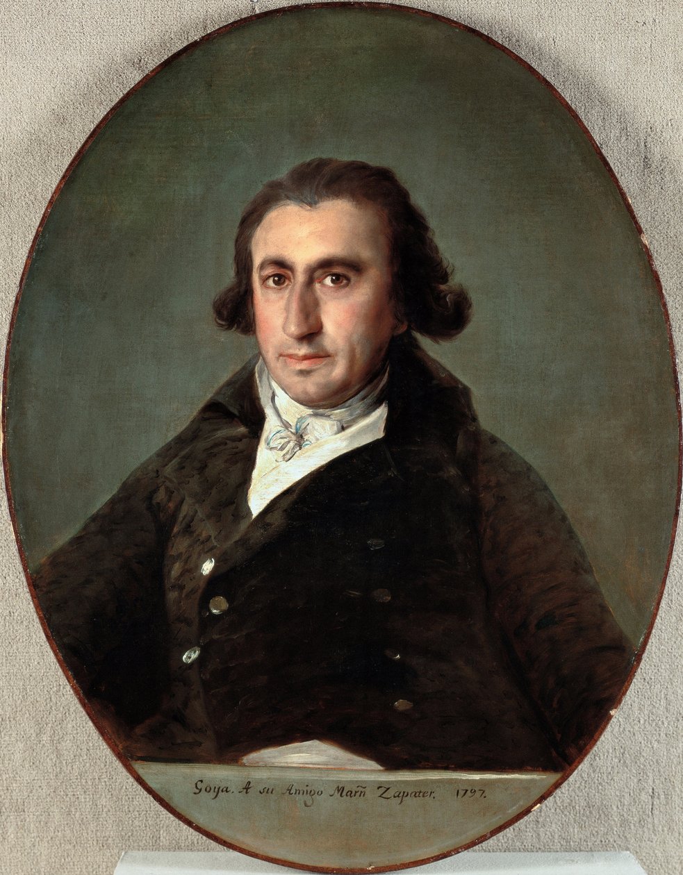 Porträtt av Martin Zapater y Claveria (1747-1803) - Målning av Francisco de Goya (1746-1828), olja på duk av Francisco Jose de Goya y Lucientes