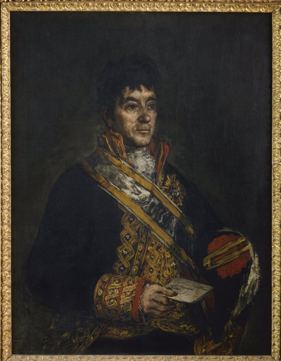 Porträtt av Don Miguel de Lardizabal y Uribe (1744-1824) - Francisco de Goya (1746-1828). olja på duk av Francisco de Goya