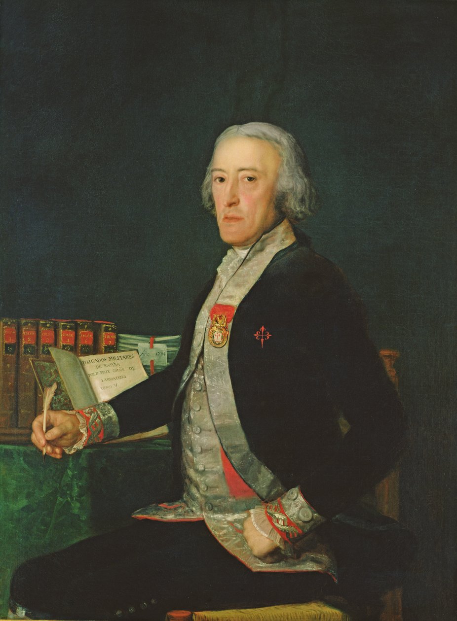 フェリックス コロン デ ラリアテギスウェディッシュの肖像 av Francisco Jose de Goya y Lucientes