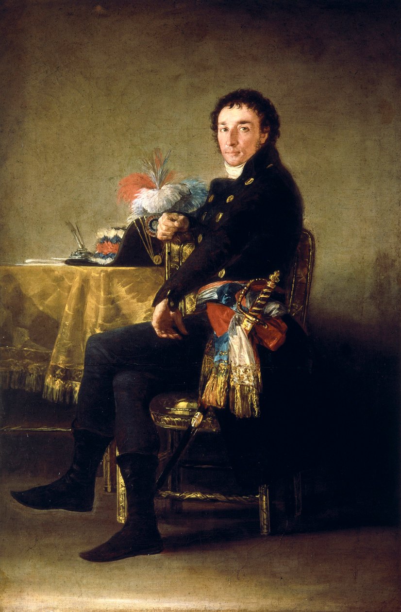 Porträtt av Ferdinand Guillemardet av Francisco de Goya