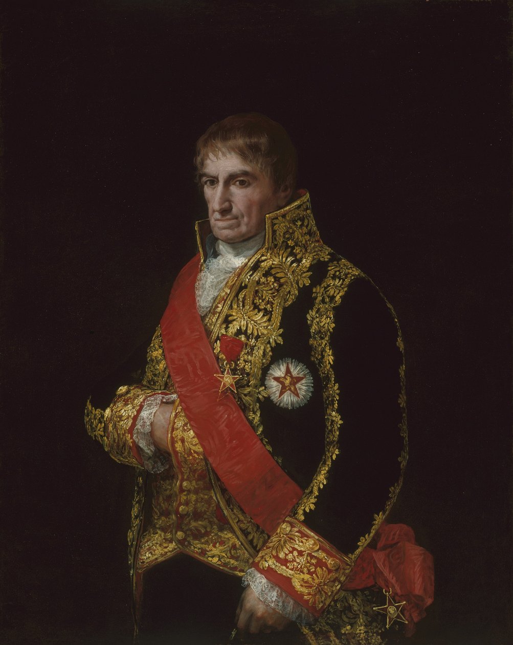 Porträtt av general José Manuel Romero, ca 1810 av Francisco de Goya
