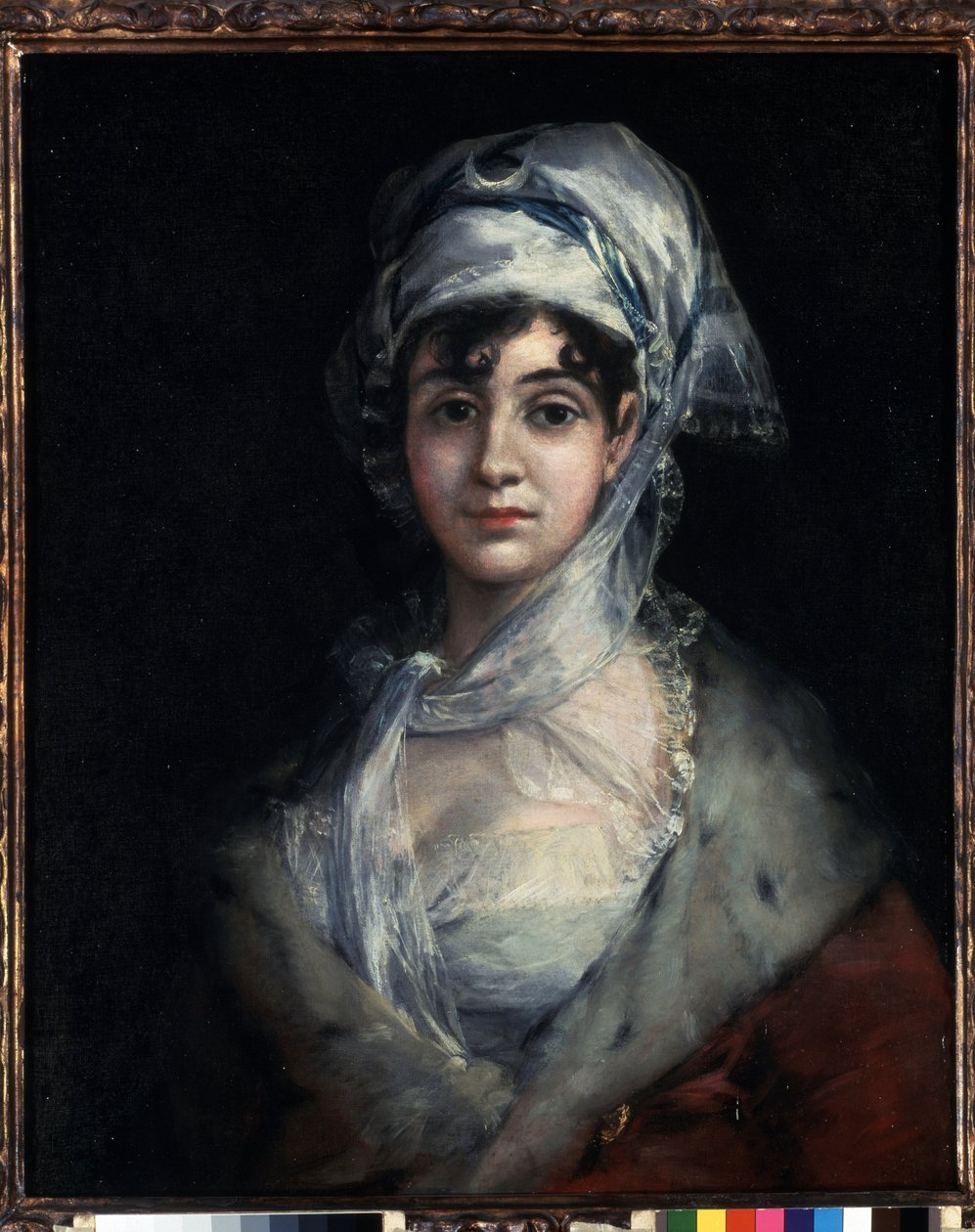 Porträtt av skådespelerskan Antonia Zarate av Francisco de Goya