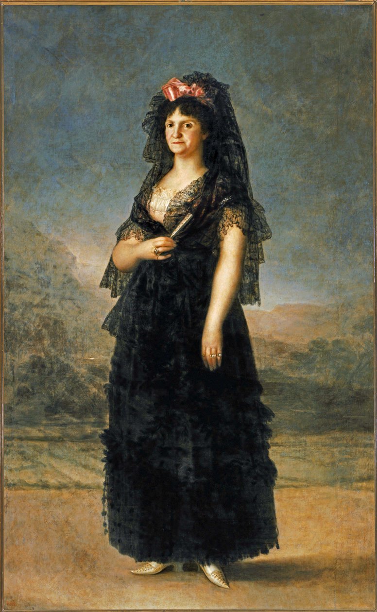 Drottning Maria Luisa ... (målning på duk) av Francisco Jose de Goya y Lucientes