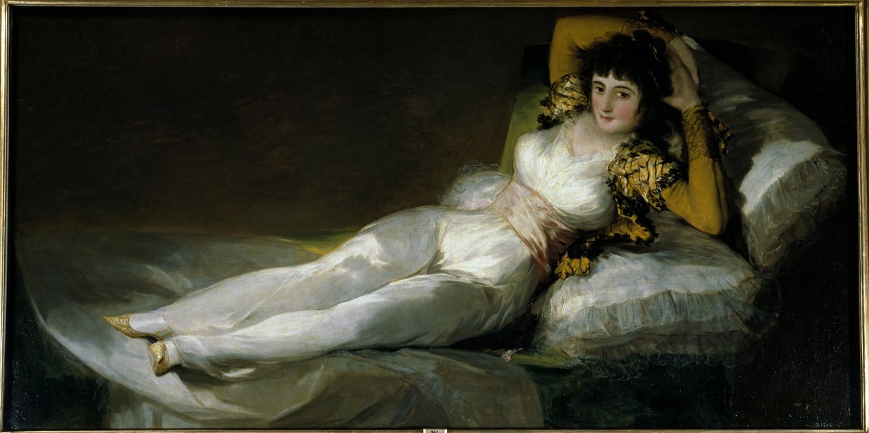 Den påklädda Maja, ca 1798-1805 (olja på duk) av Francisco Jose de Goya y Lucientes