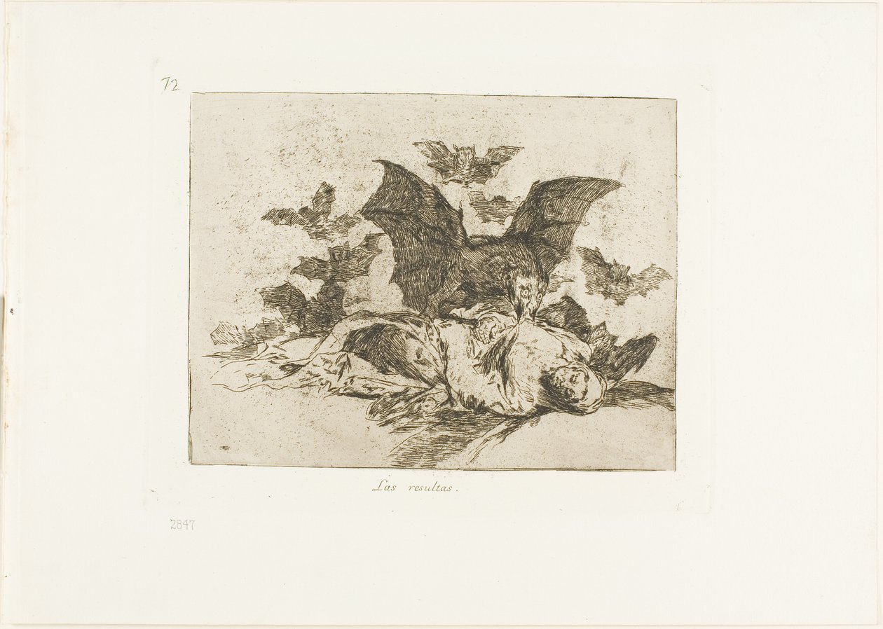 The Consequences, skylt 72 från The Disasters of War av Francisco Jose de Goya y Lucientes