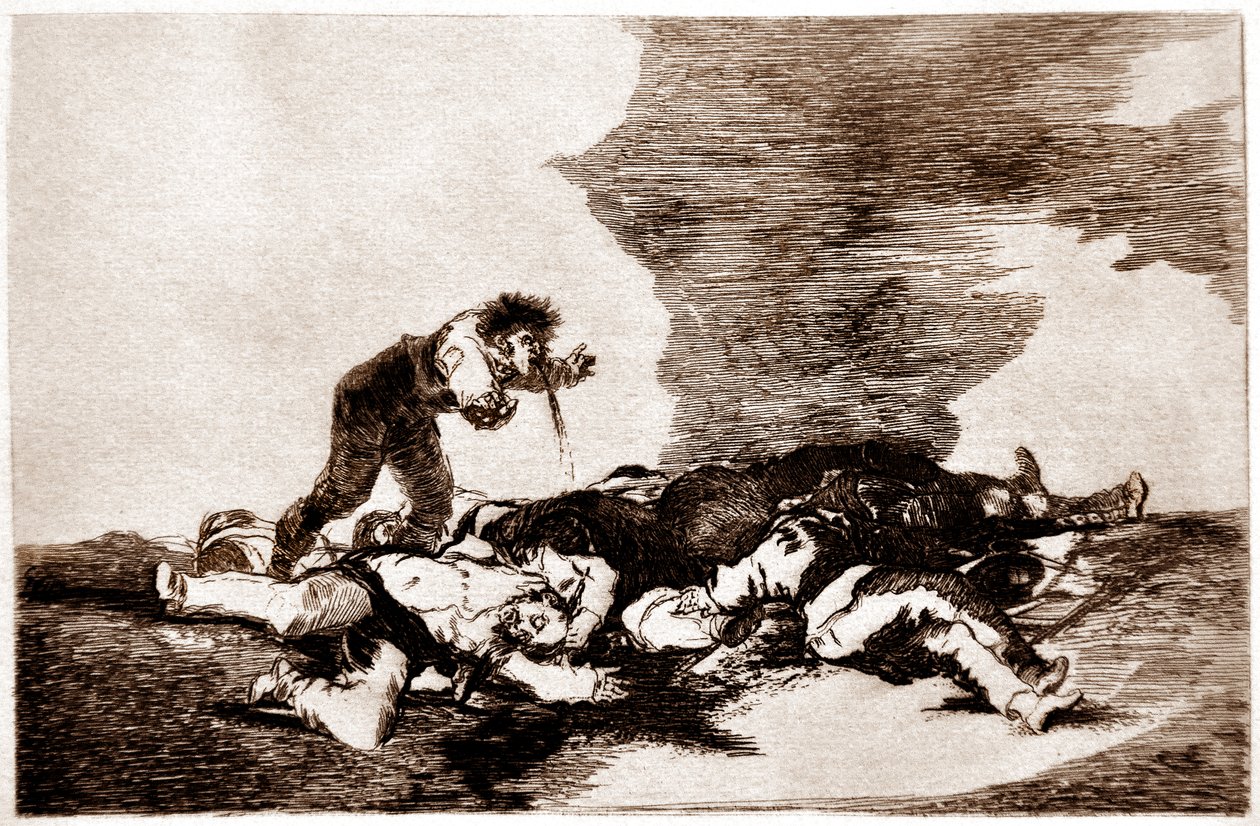 The Disasters of War: Para eso habeis nacido (det är därför du föddes) av Francisco Jose de Goya y Lucientes
