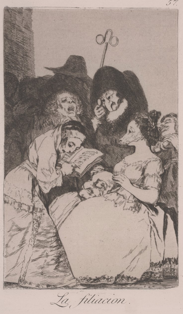 Filiationen av Francisco de Goya