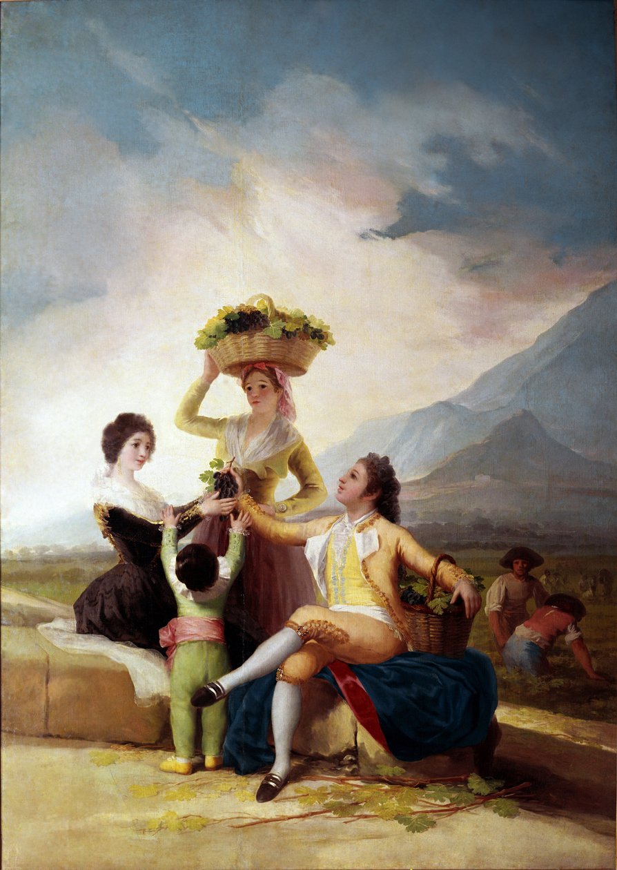 Skörden (olja på duk av Francisco de Goya