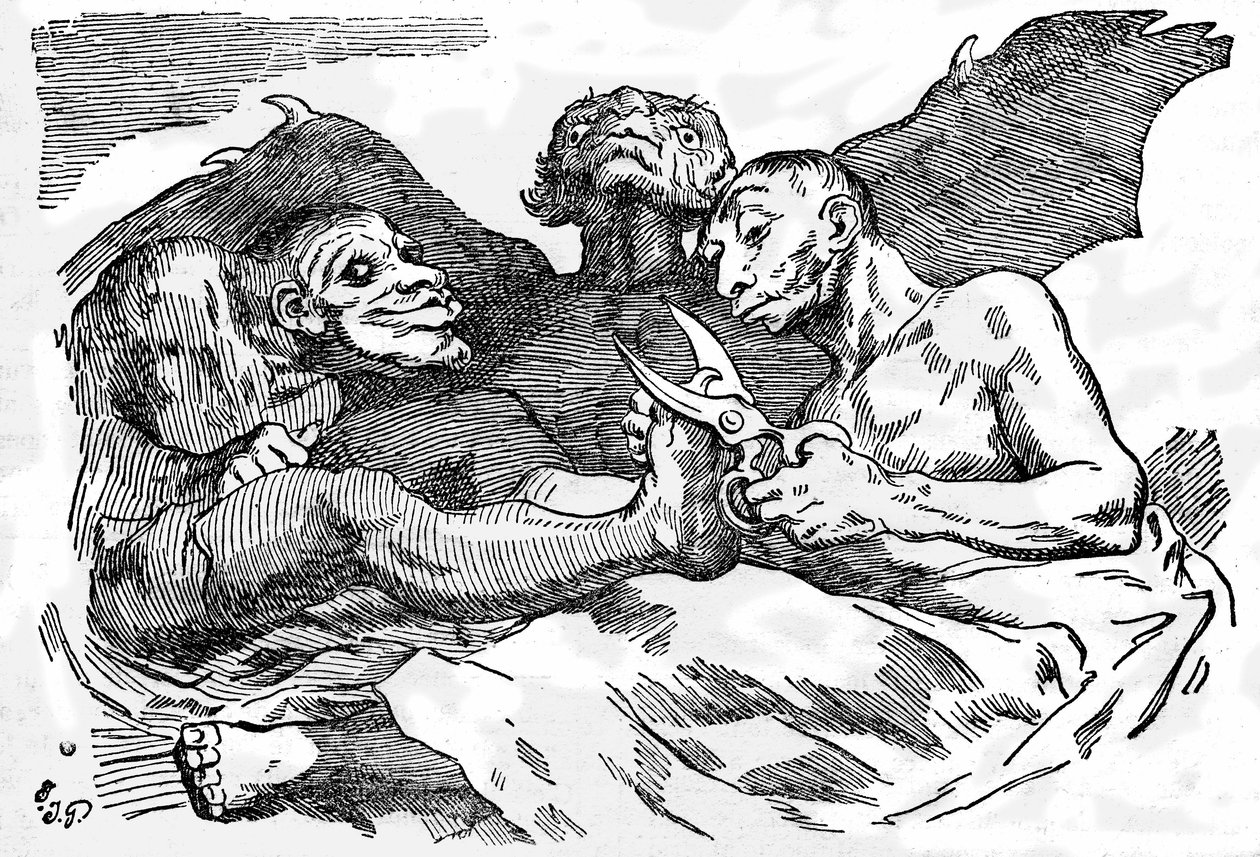 De gör sin toalett, ca 1820 (gravyr) av Francisco Jose de Goya y Lucientes