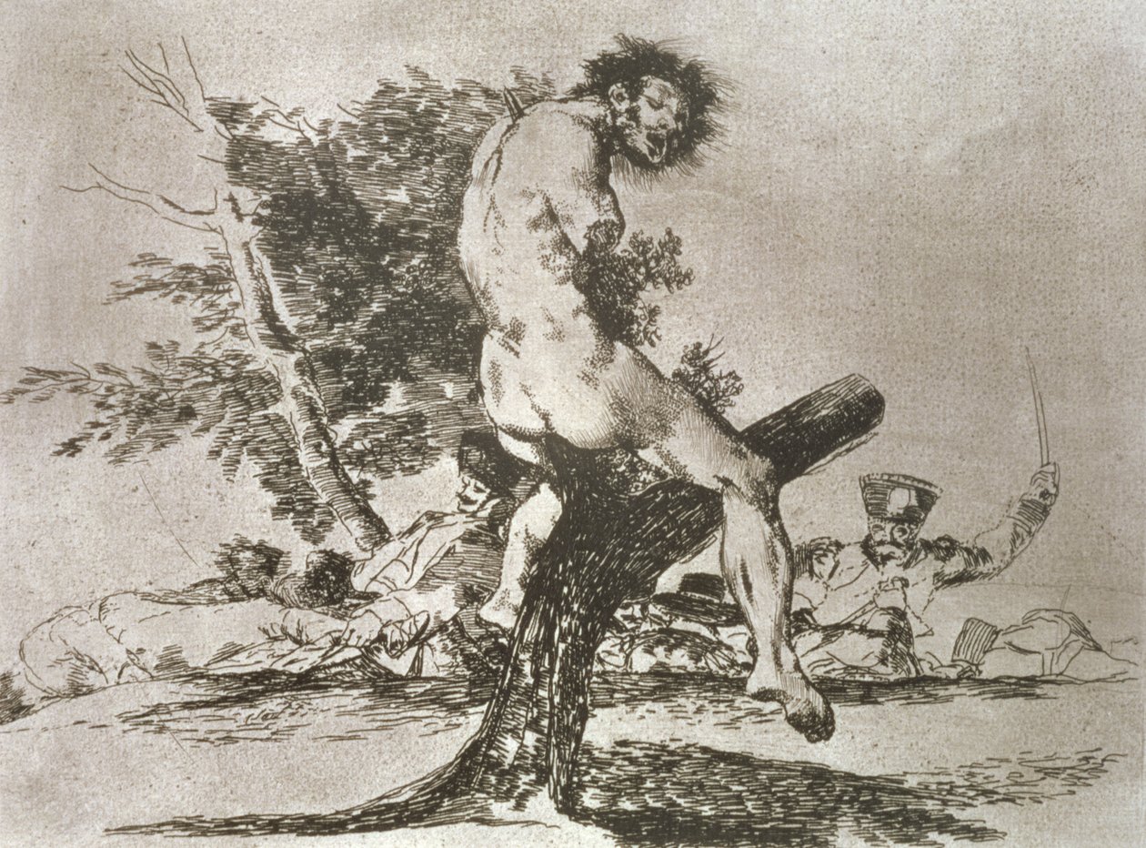 Det här är värre, skylt 37 i "The Disasters of War" av Francisco Jose de Goya y Lucientes