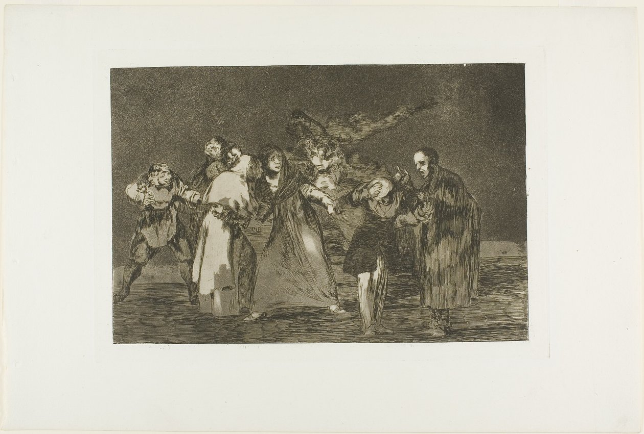 Sår läker snabbare än förhastade ord, tallrik 16 från Los Proverbios av Francisco Jose de Goya y Lucientes