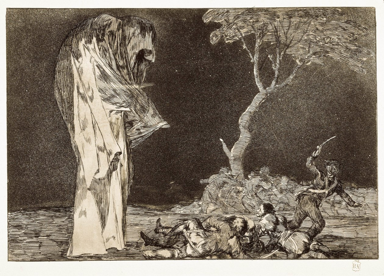 tavla 2 i ""Disparates"" av Francisco de Goya