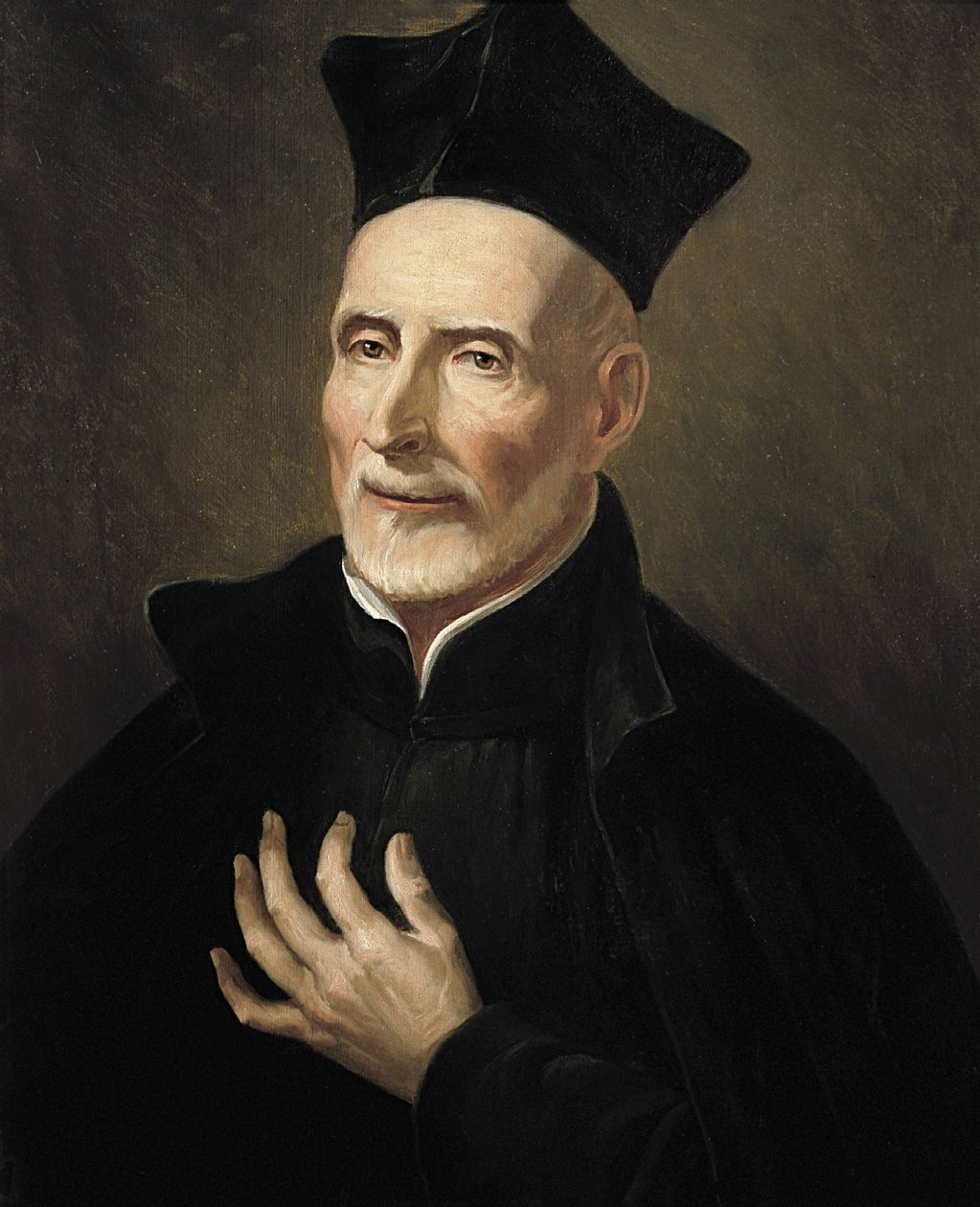 Calasanz, Saint Joseph (1556-1648). Spansk religiös man och pedagog. Saint Joseph Calasanctius (olja på duk) av Francisco Jover y Casanova