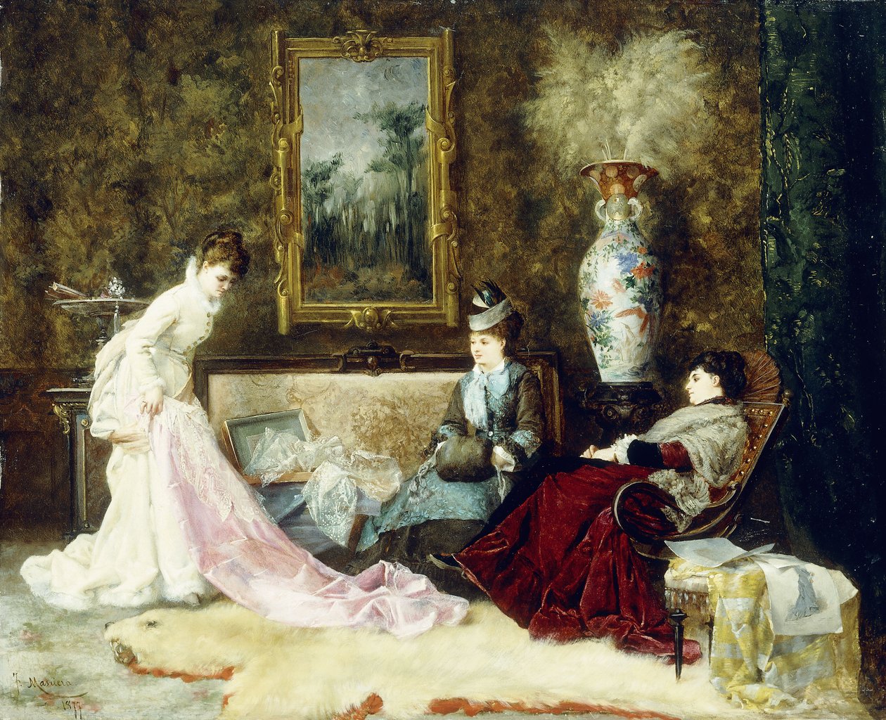 Fin spets, 1877 av Francisco Masriera y Manovens