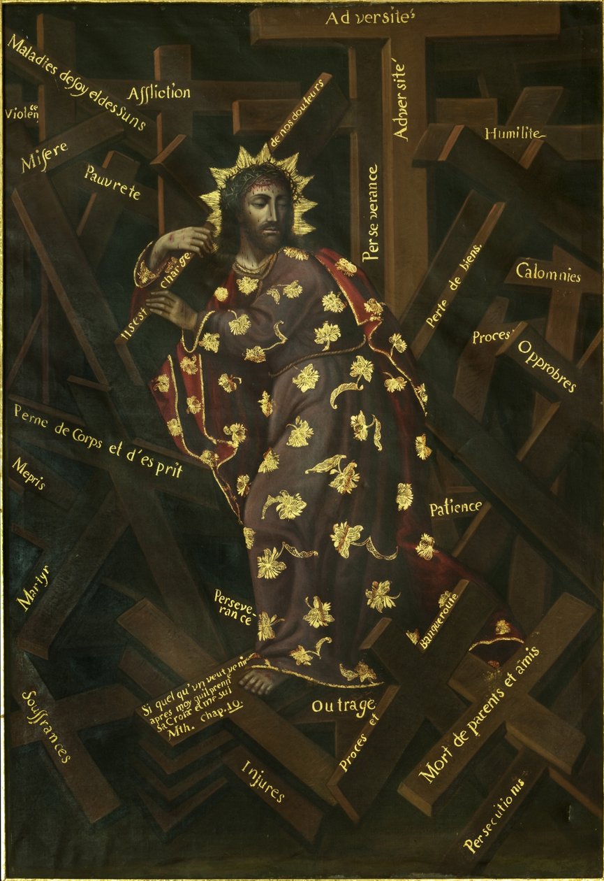 Korsens Kristus, tidigt 1700-tal. av Francisco Moyen