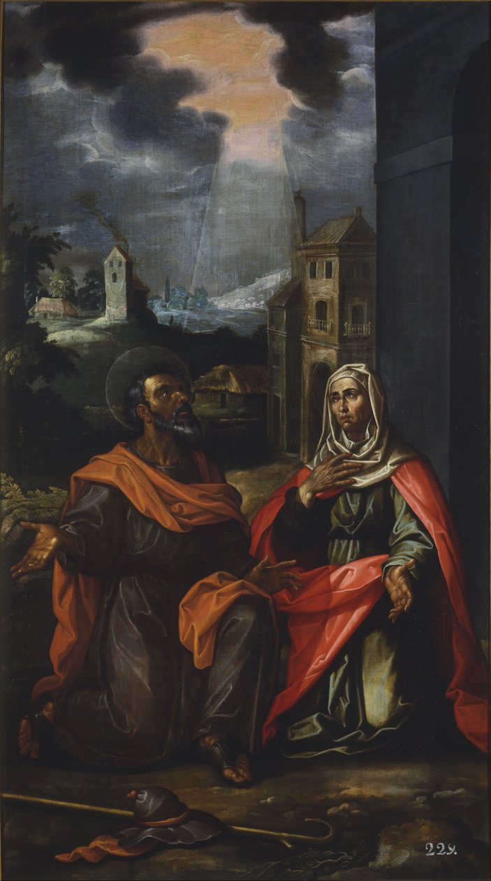 San Joaquín och Santa Ana av Francisco Pacheco
