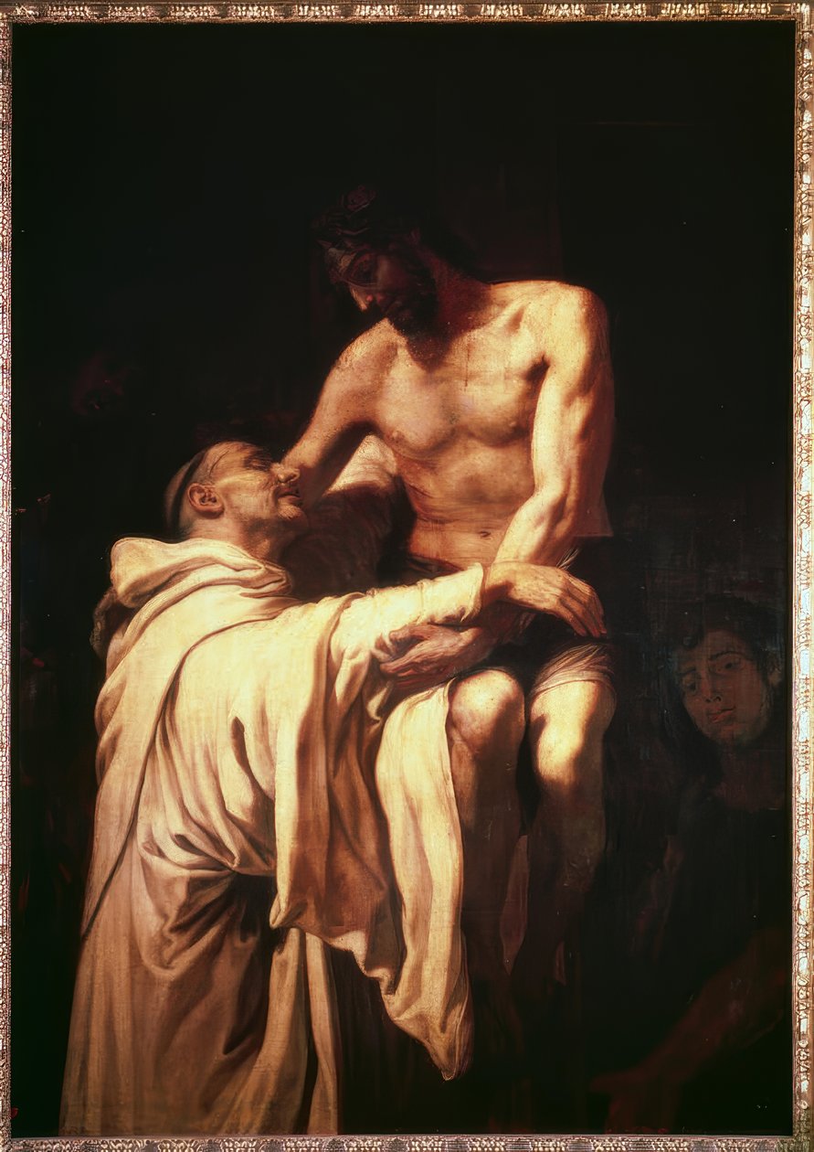 Kristus omfamnar den helige Bernhard av Clairvaux av Francisco Ribalta