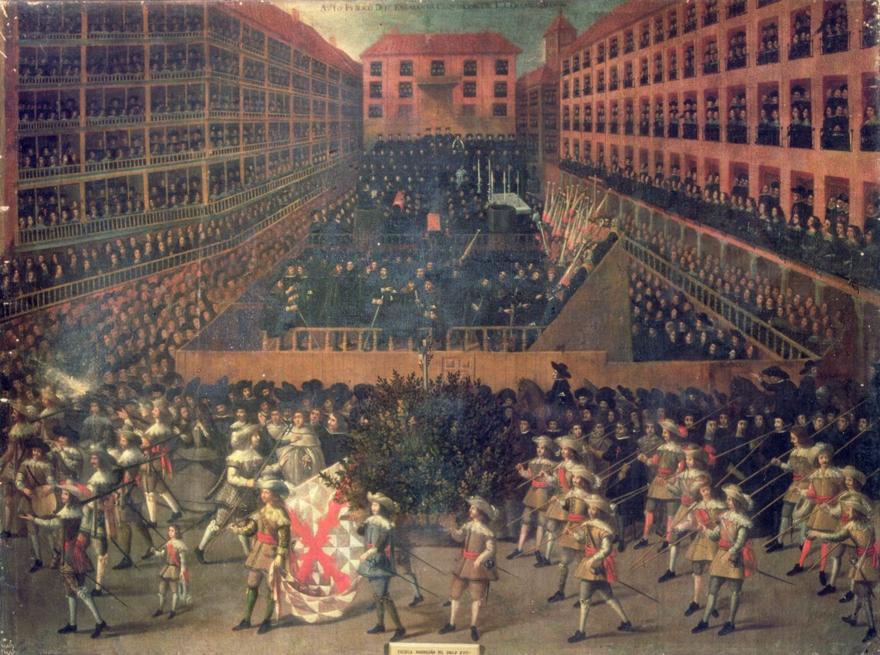 Auto de Fé 1656 (olja på duk) av Francisco Rizi