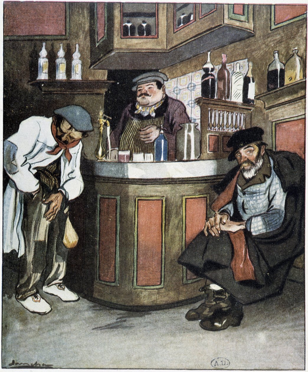 En bar, teckning av Sancha, med början den 20:e. av Francisco Sancha y Lengo