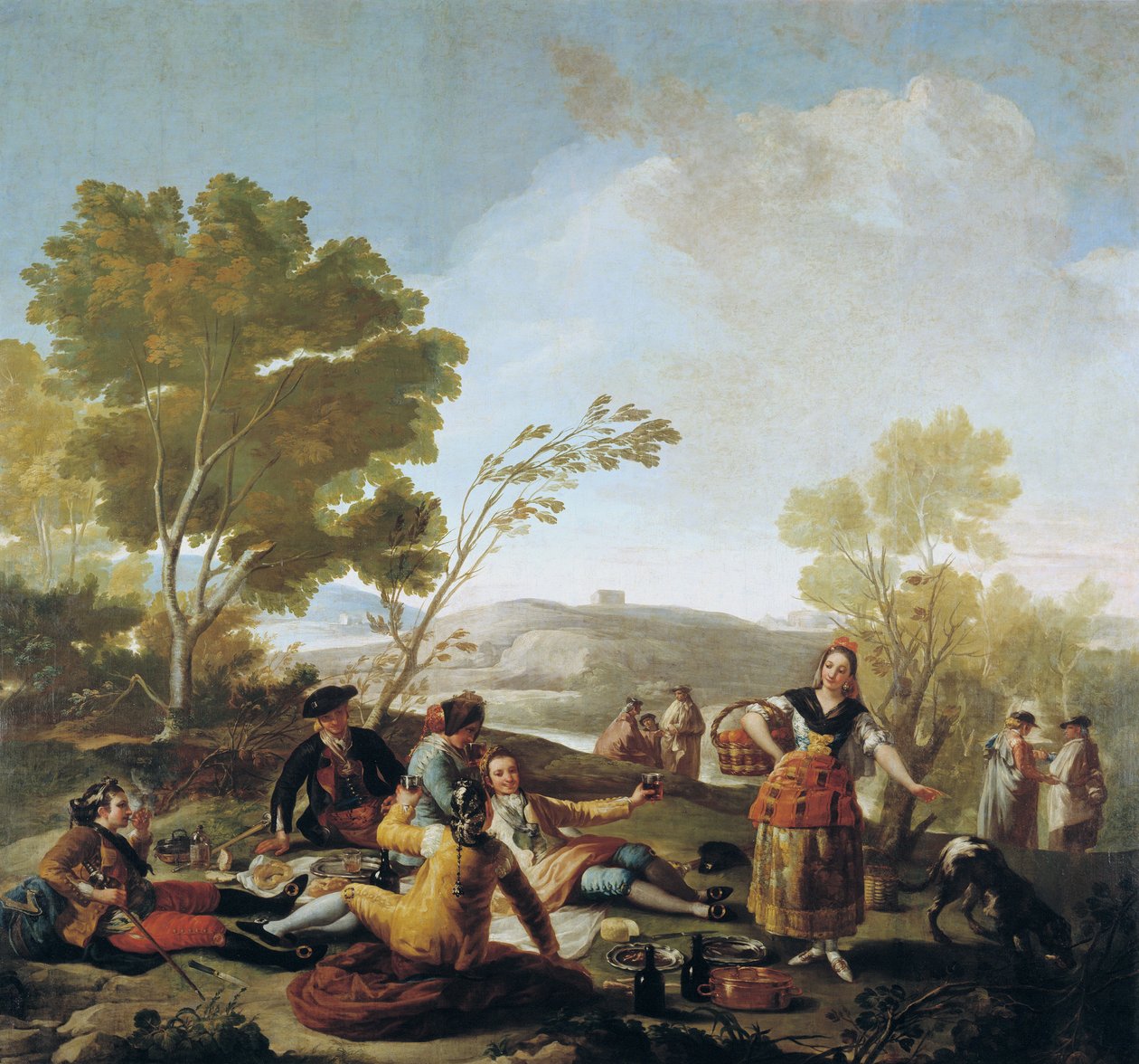 En picknick, 1776 av Francisco de Goya