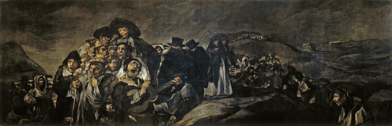 En pilgrimsfärd till San Isidro av Francisco de Goya