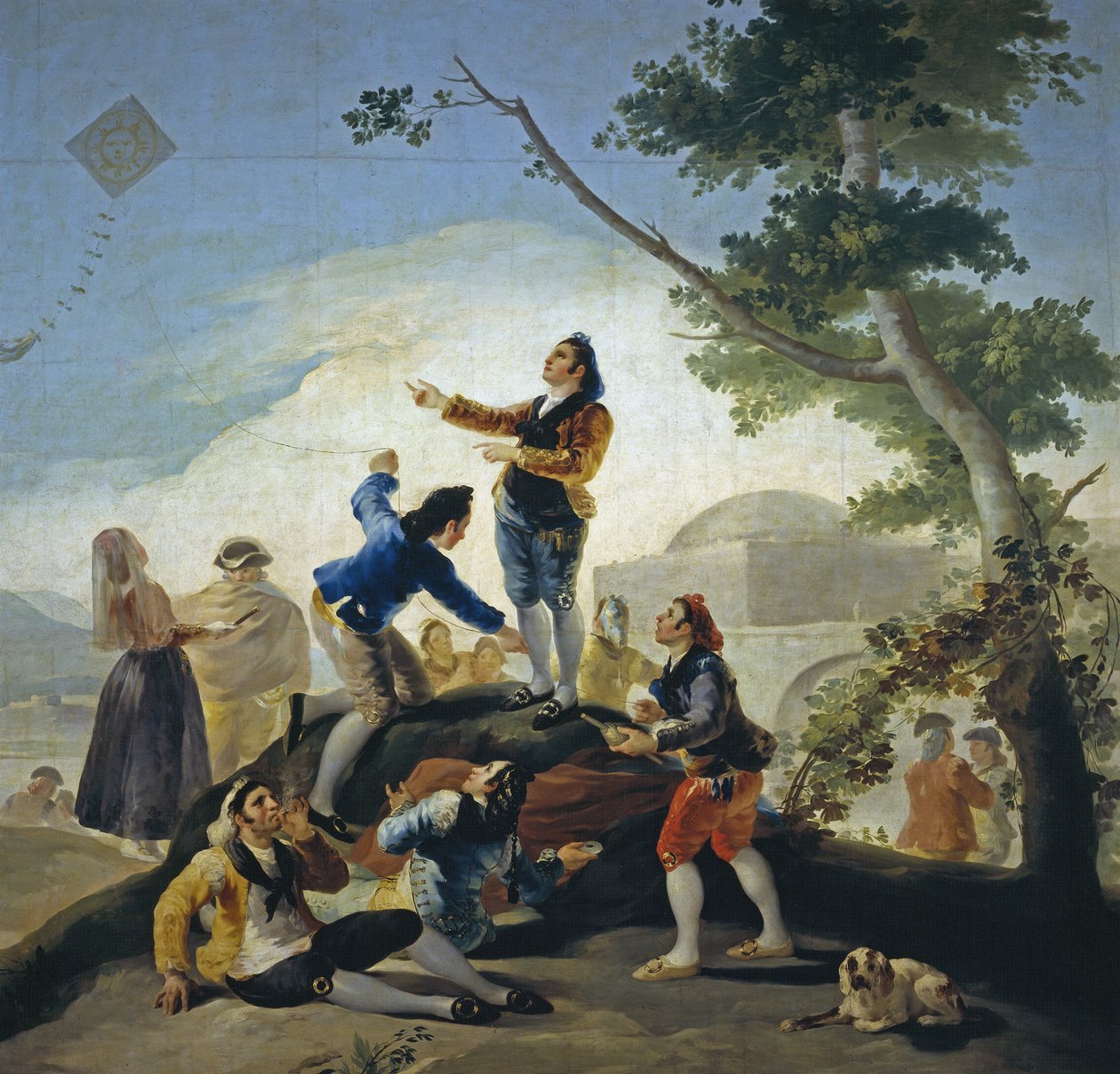 En drake Draken, 1778 av Francisco de Goya