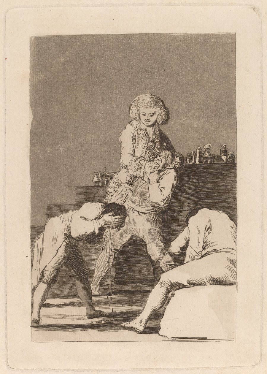 Al Conde Palatino (Till greve Palatine) av Francisco de Goya