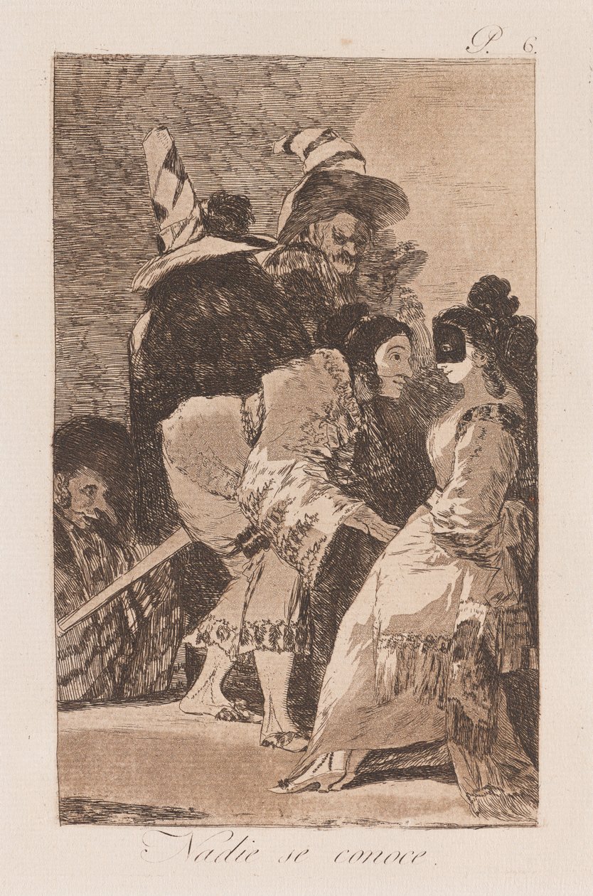 Utseende är vilseledande, sent 18:e-tidigt 1800-talet (tryck) av Francisco de Goya