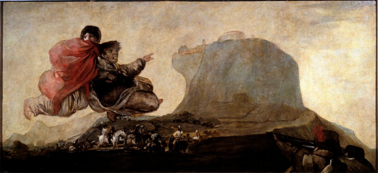 Asmodeus (olja på duk) av Francisco de Goya