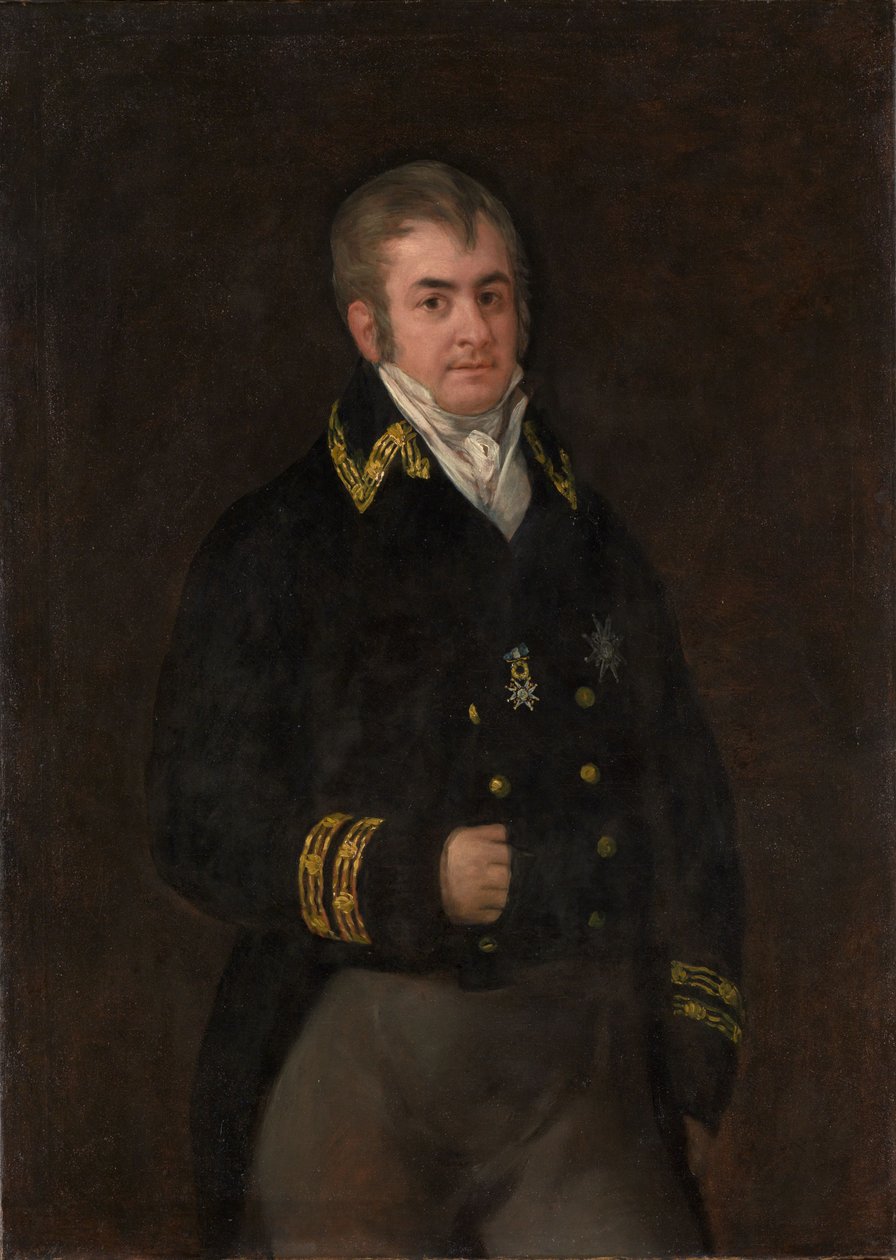 Porträtt av Don Juan Bautista de Goicoechea y Urrutia av Francisco de Goya