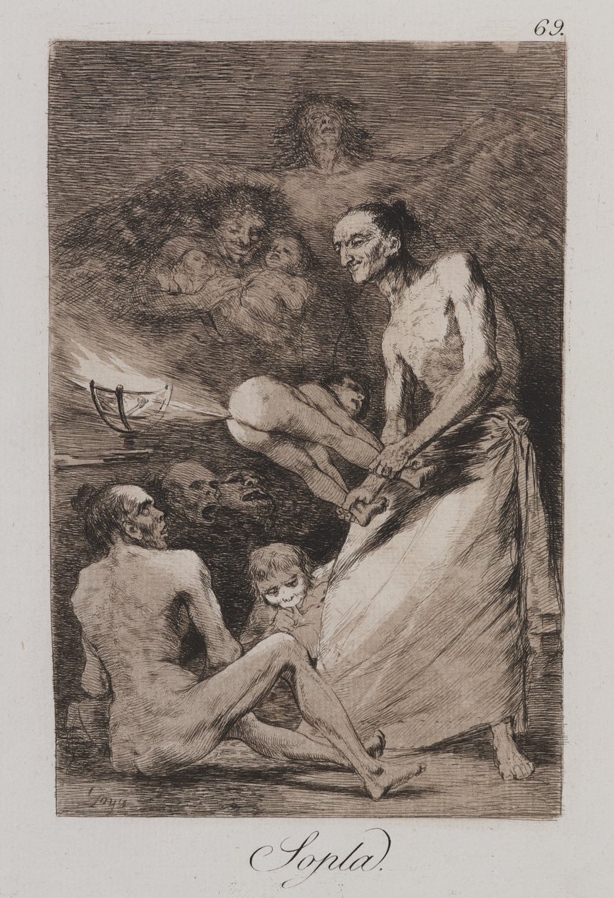 Blås (Sopla) av Francisco de Goya