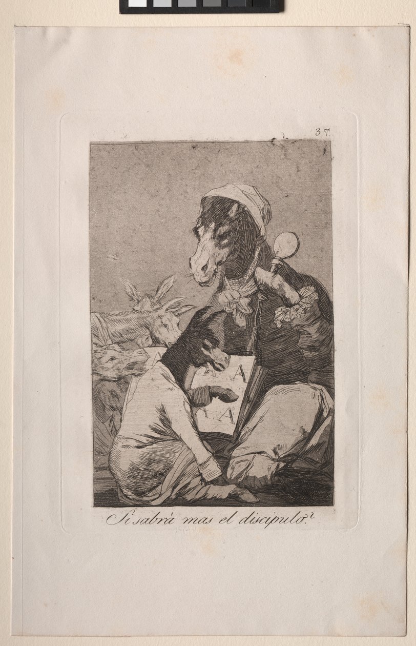 Caprices: Kan inte eleven veta mer? av Francisco de Goya