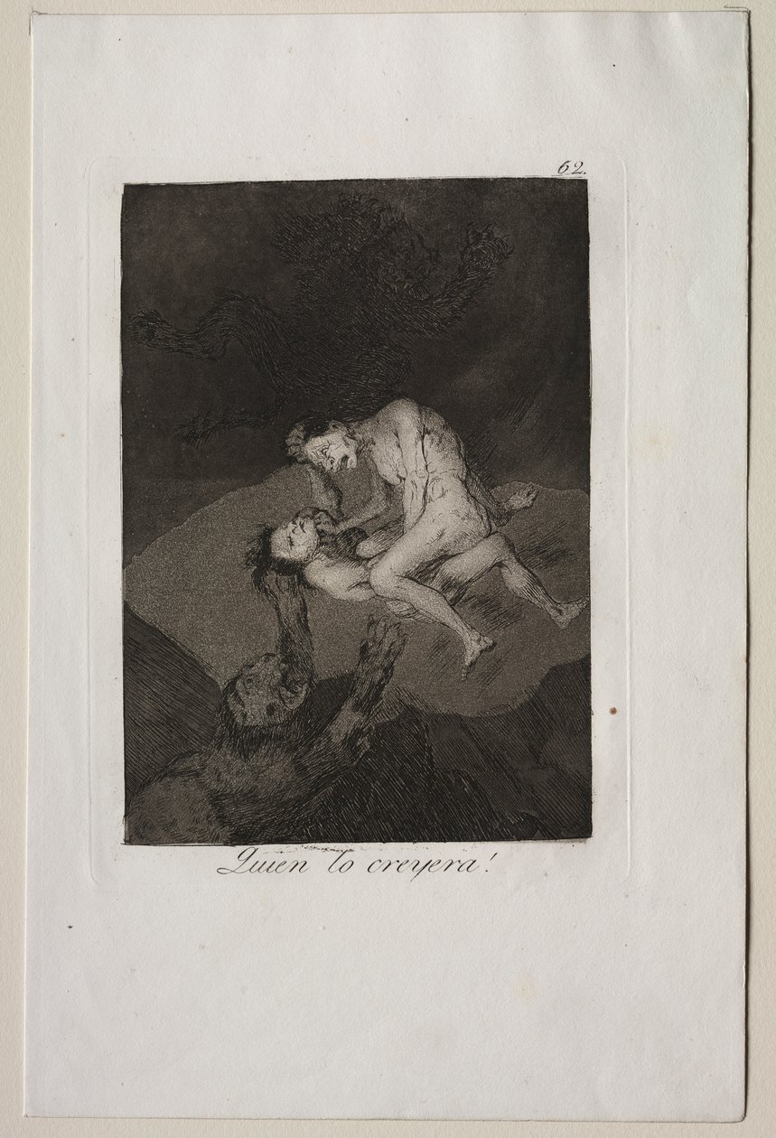 Caprices: Vem skulle ha trott det! av Francisco de Goya