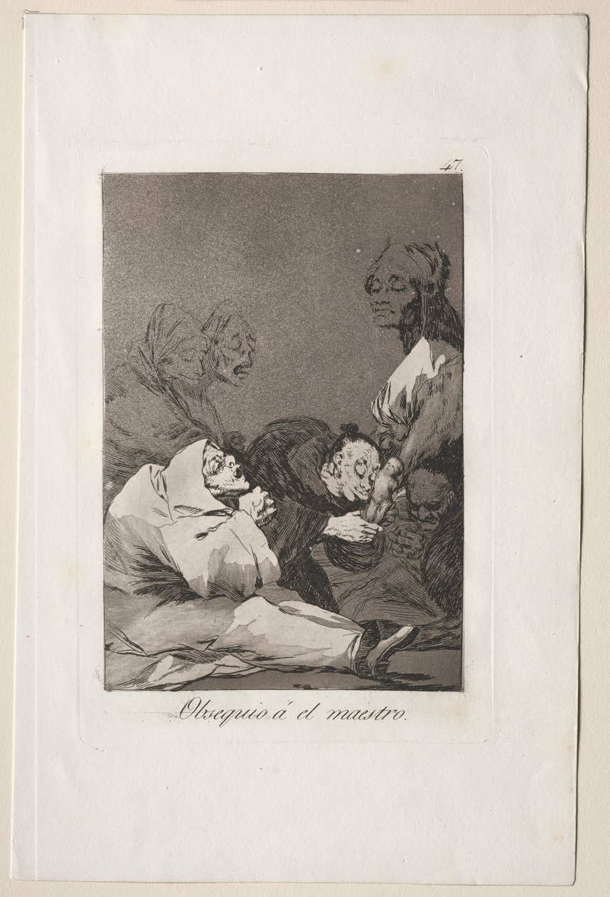 Caprichos: En gåva till mästaren. av Francisco de Goya
