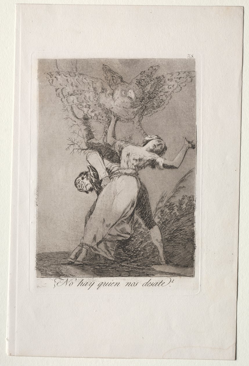 Caprichos: Kan inte någon lossa oss? av Francisco de Goya