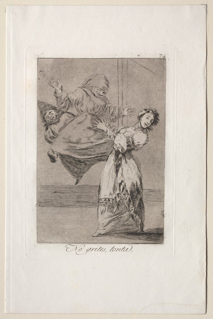 Caprichos: Skrik inte dumt av Francisco de Goya