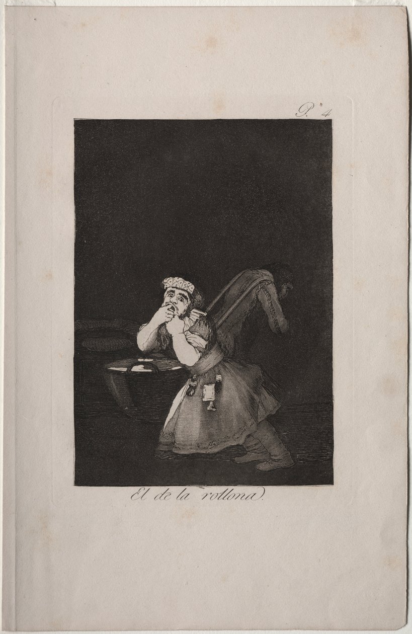 Caprichos: Nannys pojke av Francisco de Goya