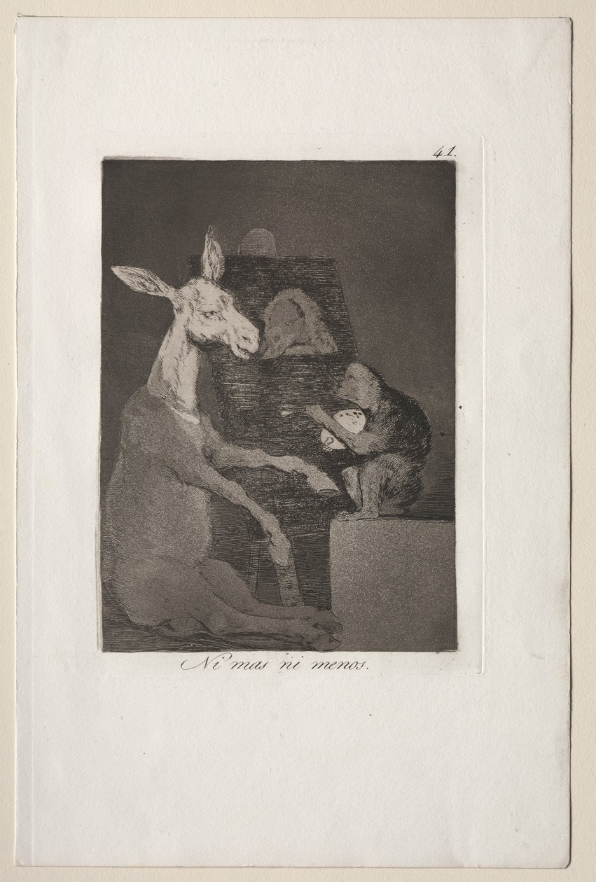 Caprichos: Varken mer eller mindre av Francisco de Goya