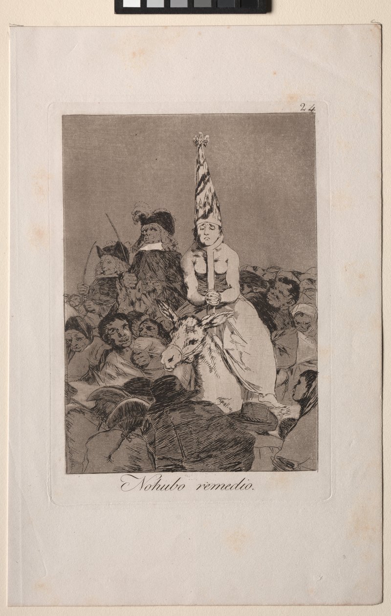 Caprichos: Inget kunde göras åt det av Francisco de Goya