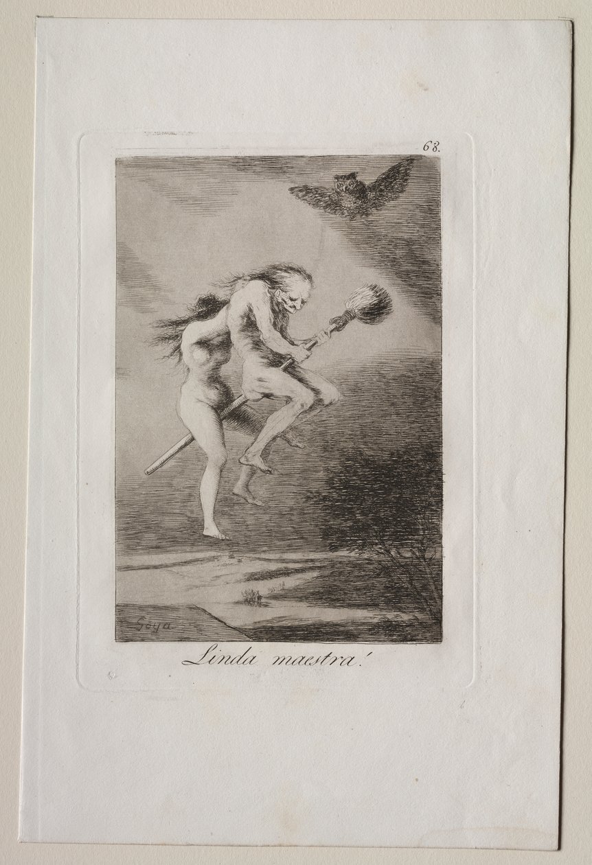 Caprichos: Snygg lärare! av Francisco de Goya